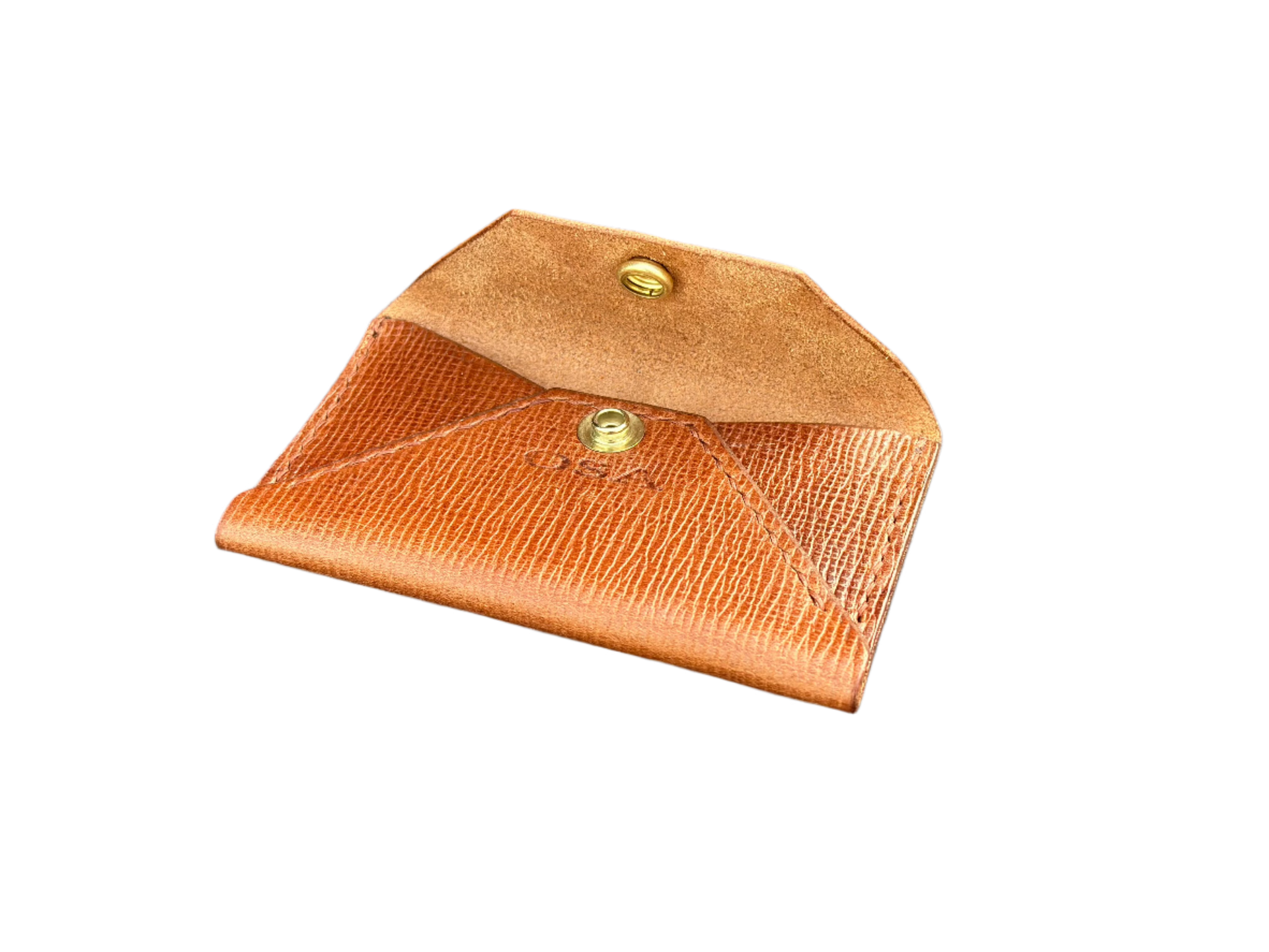 Card Holder with Snap Closure – Osa Leather, LLC